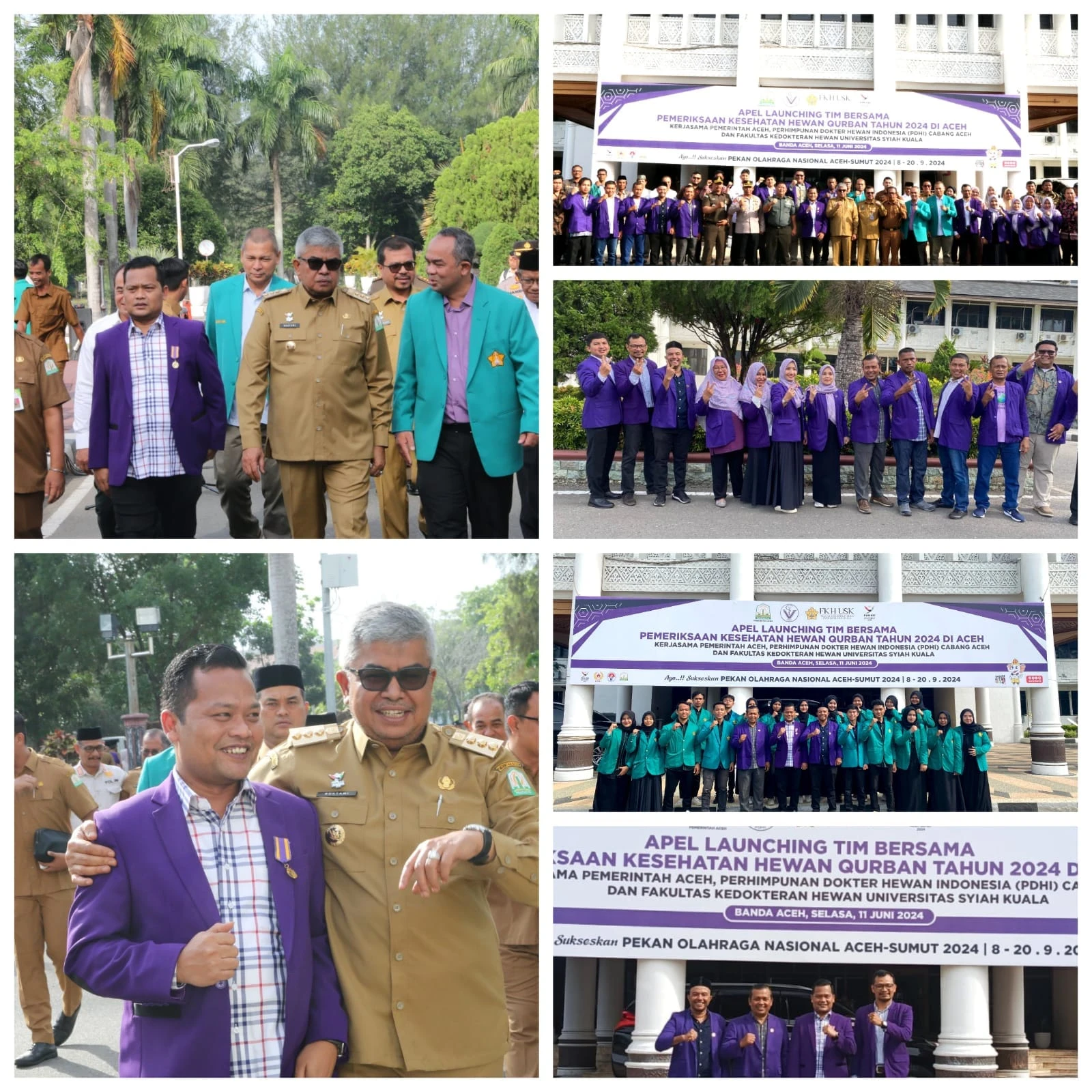 Apel Launching Tim Bersama Pemeriksaan Hewan Qurban Aceh Tahun 2024.
