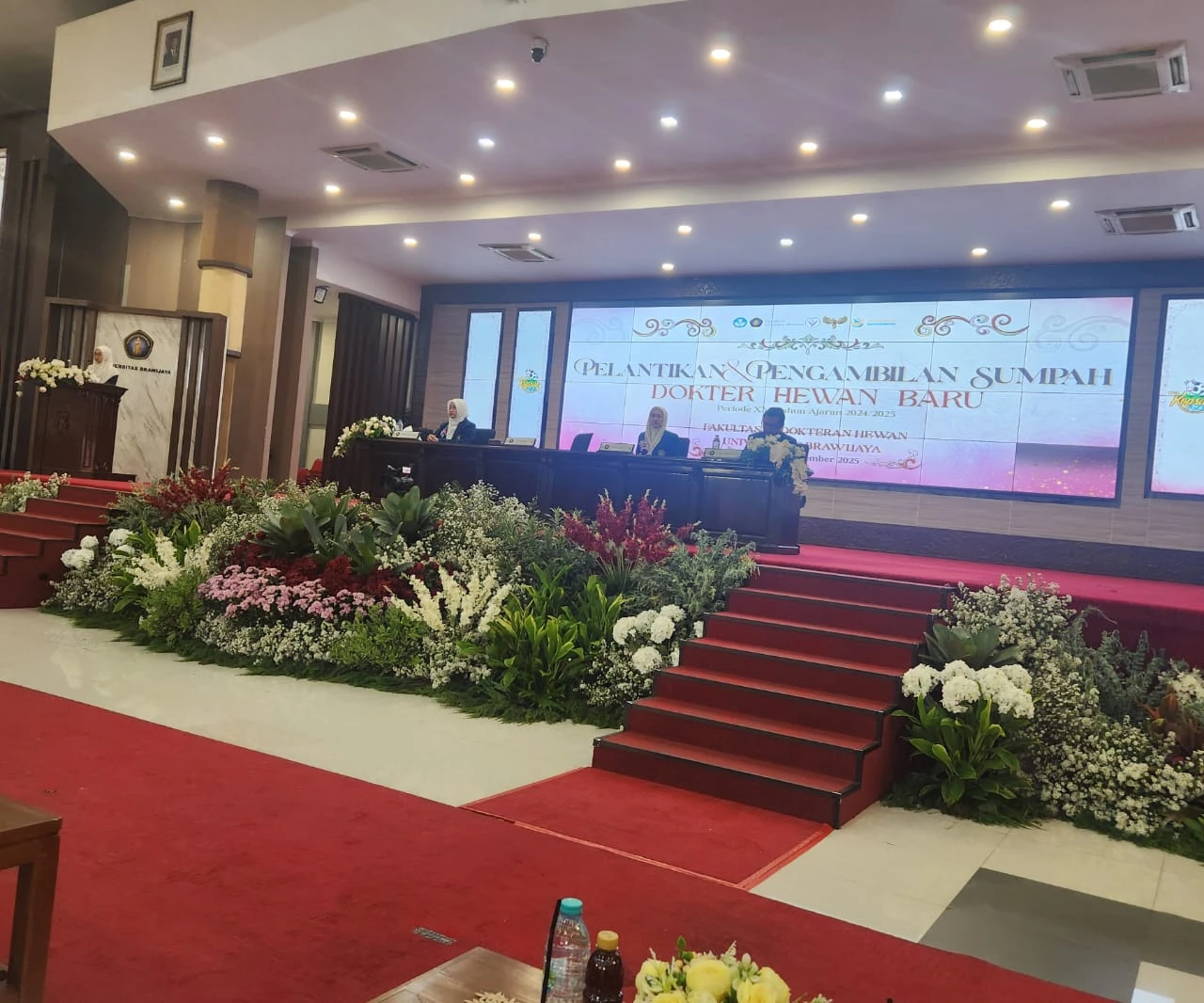 Pelantikan dan Pengambilan Sumpah Dokter Hewan Baru Periode XXI tahun ajaran 2024/2025 Fakultas Kedokteran Hewan Universitas Brawijaya Malang